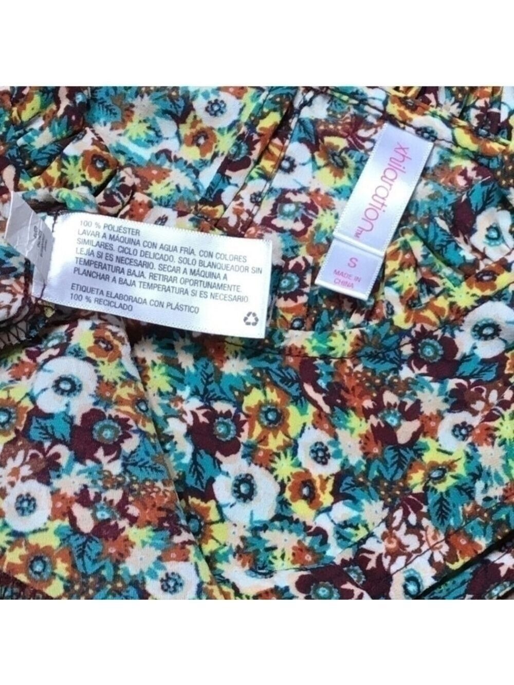 Sleeveless High Neck Floral Ruffled Top NWOT  Women's Tops Size Small - Picture 6 of 7